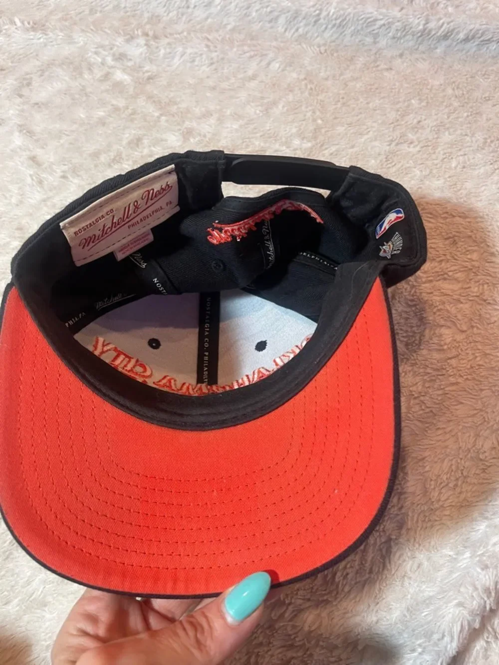 Oklahoma City Thunder Black & Red Embroidered Cap